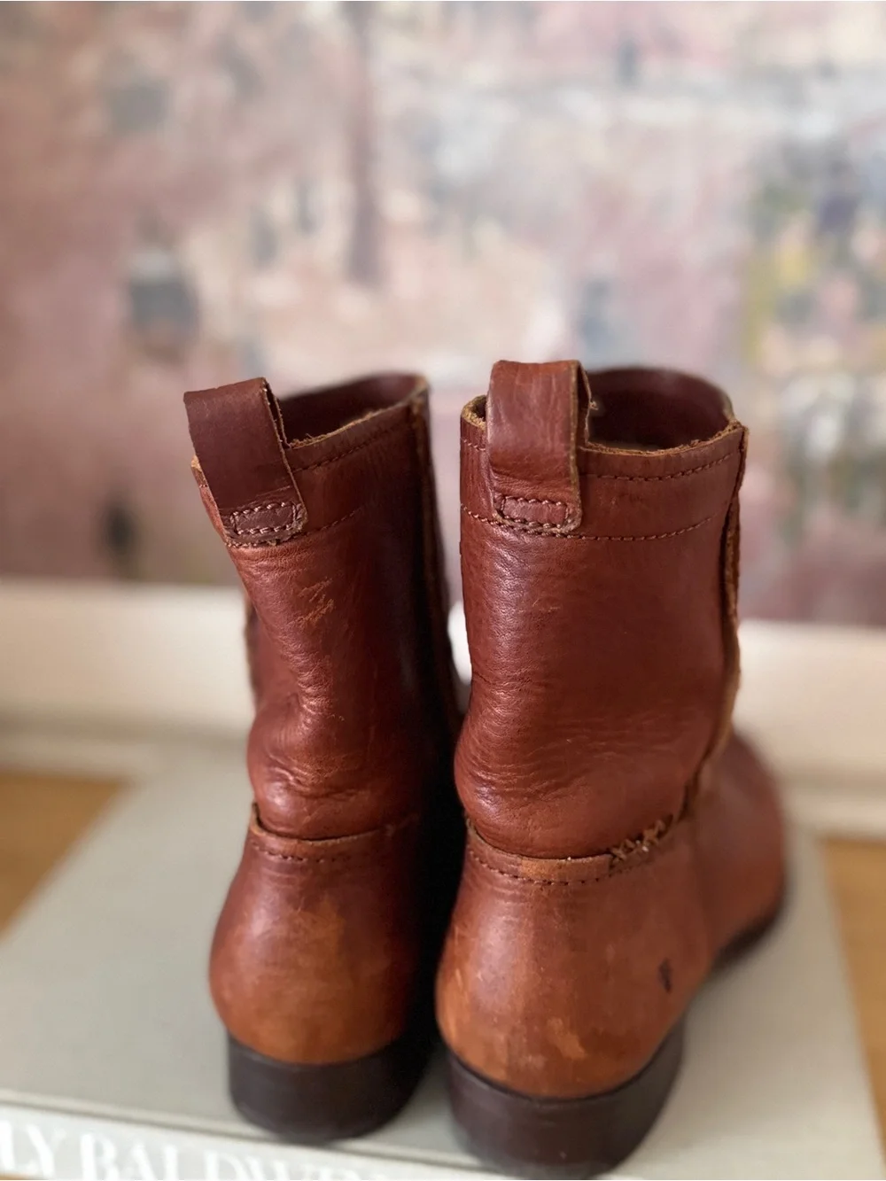 Frye Brown Leather Ankle Boots - Size 7B